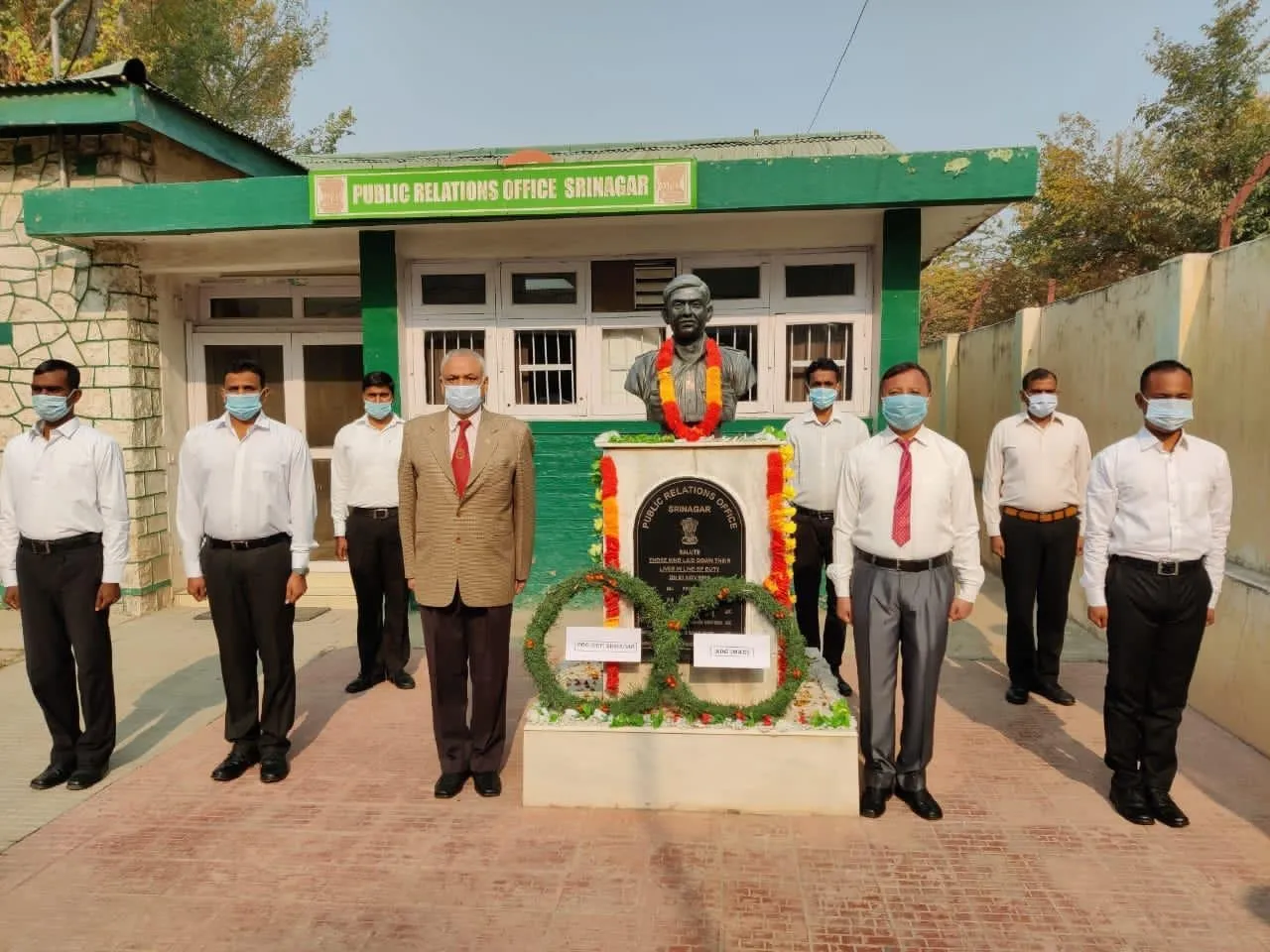 Brave hearts remembered in a solemn and poignant ceremony held at Srinagar