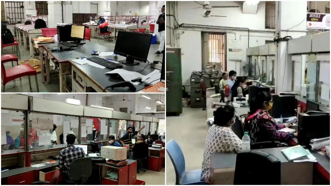 Vadodara : Work stopped inside Raopura post office after Corona cases