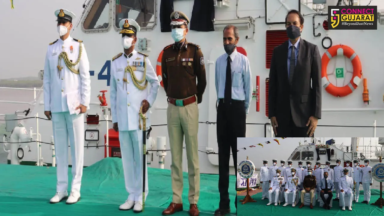 Indigenously built ICG interceptor boat commissioned at Hazira