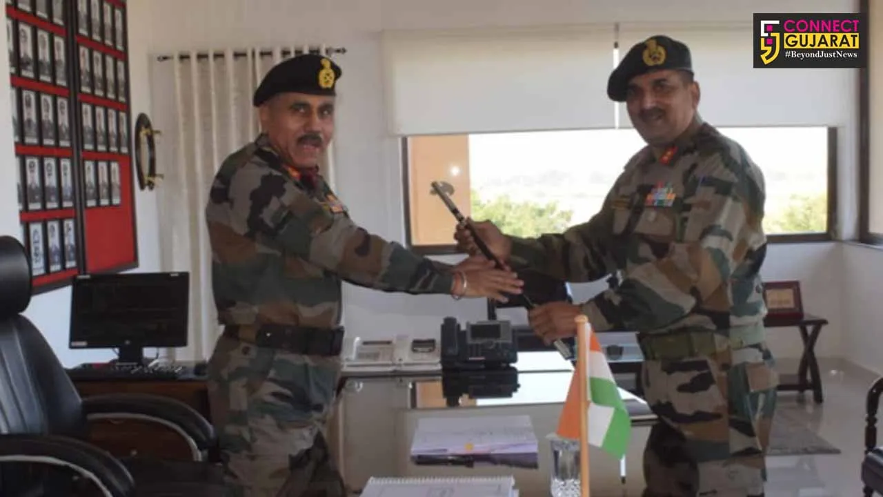Major General Ajeet Singh Gahlot, Sena Medal took over as General Officer Commanding, Battle Axe Division
