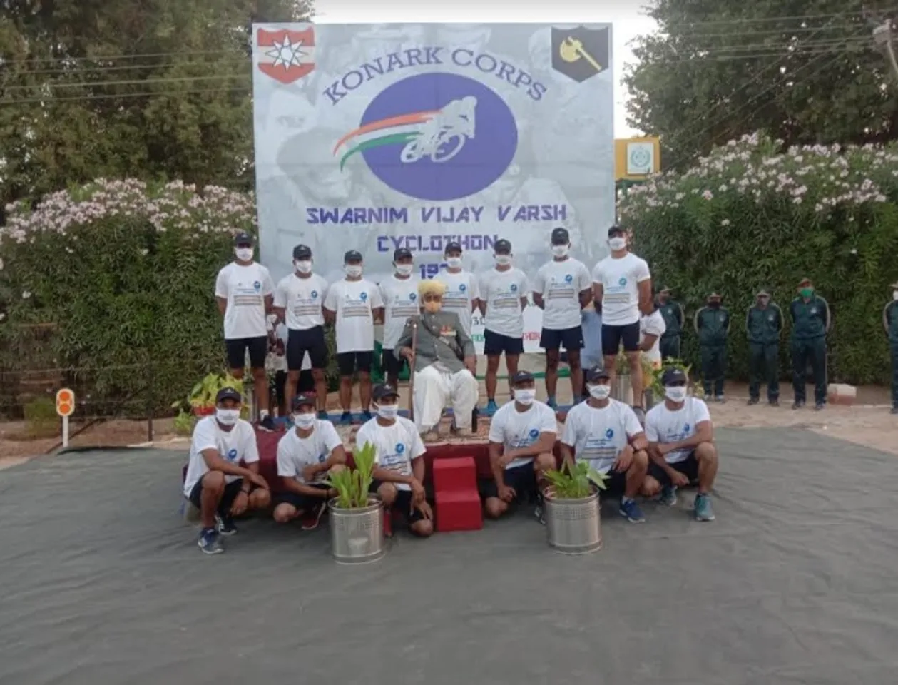 Konark Corps organised mel milap and medical camp