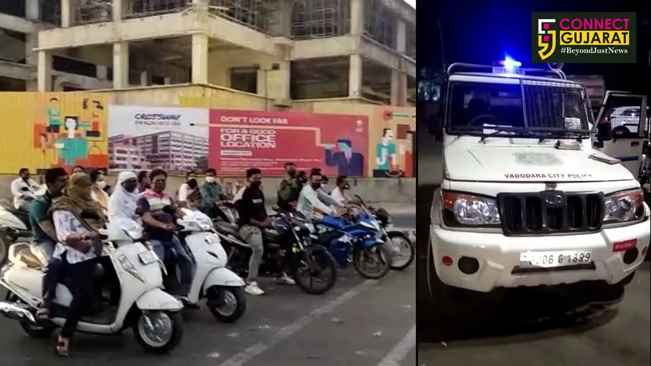 Coronavirus awareness through PA system by Vadodara police