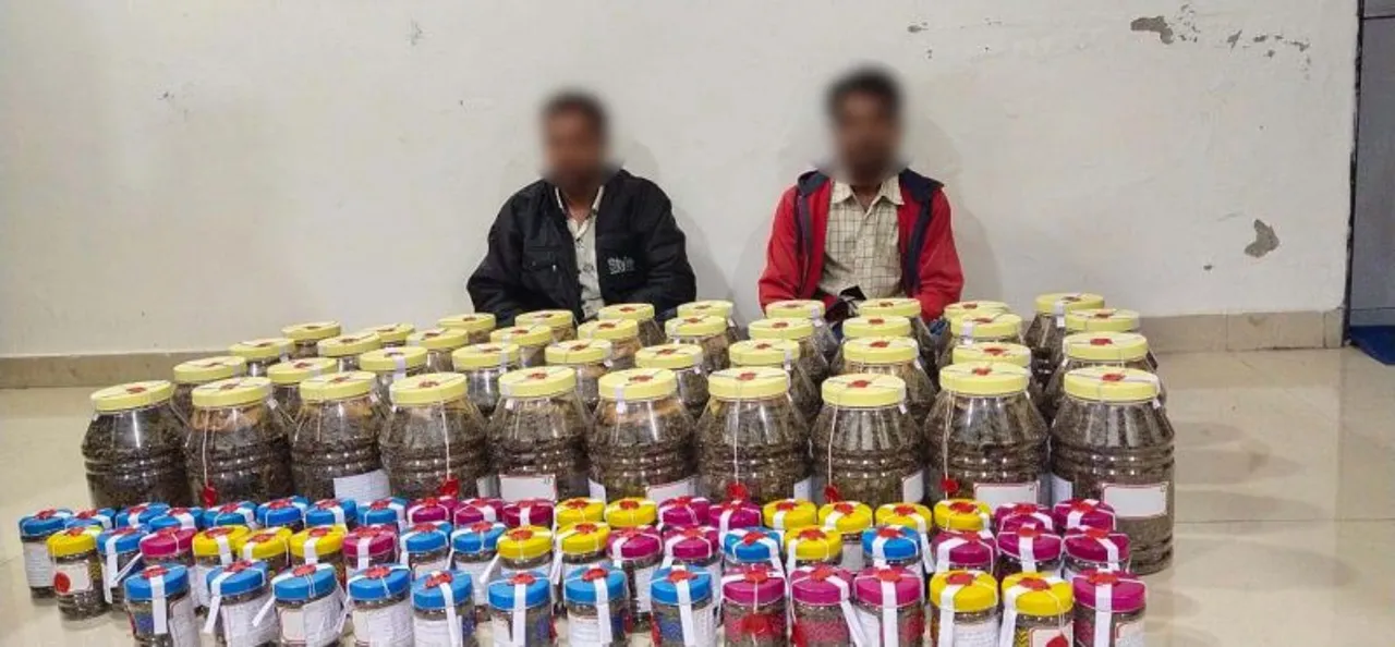 Vadodara rural SOG caught two persons with 78 kilos of Ganja