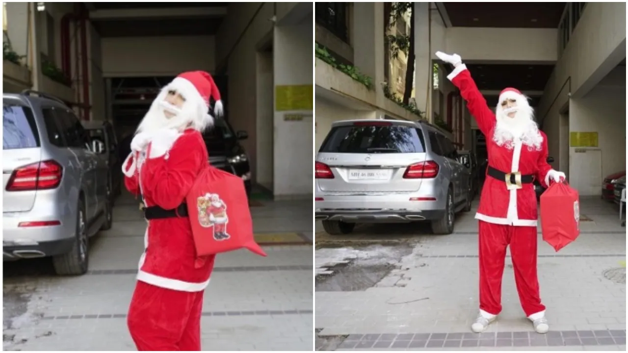 Zareen Khan dons her Santa costume to spread smiles this holiday season