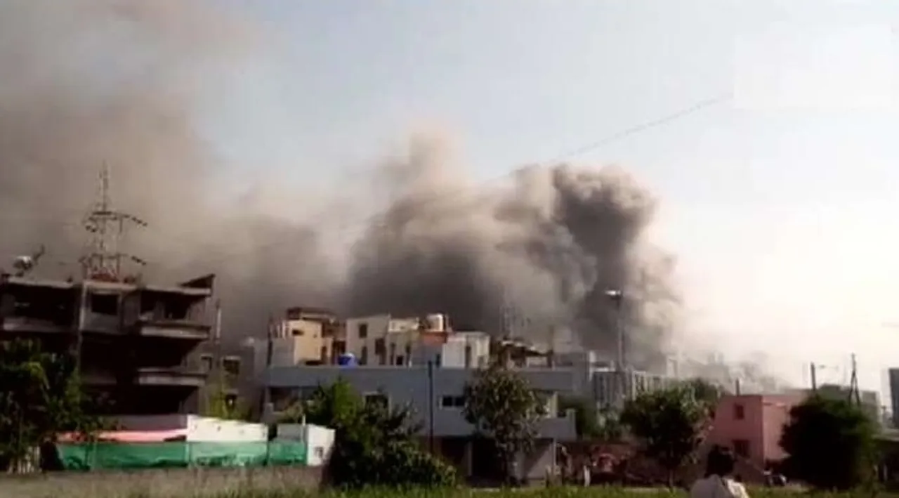 Pune: Fire breaks out at Terminal 1 gate of Serum Institute of India