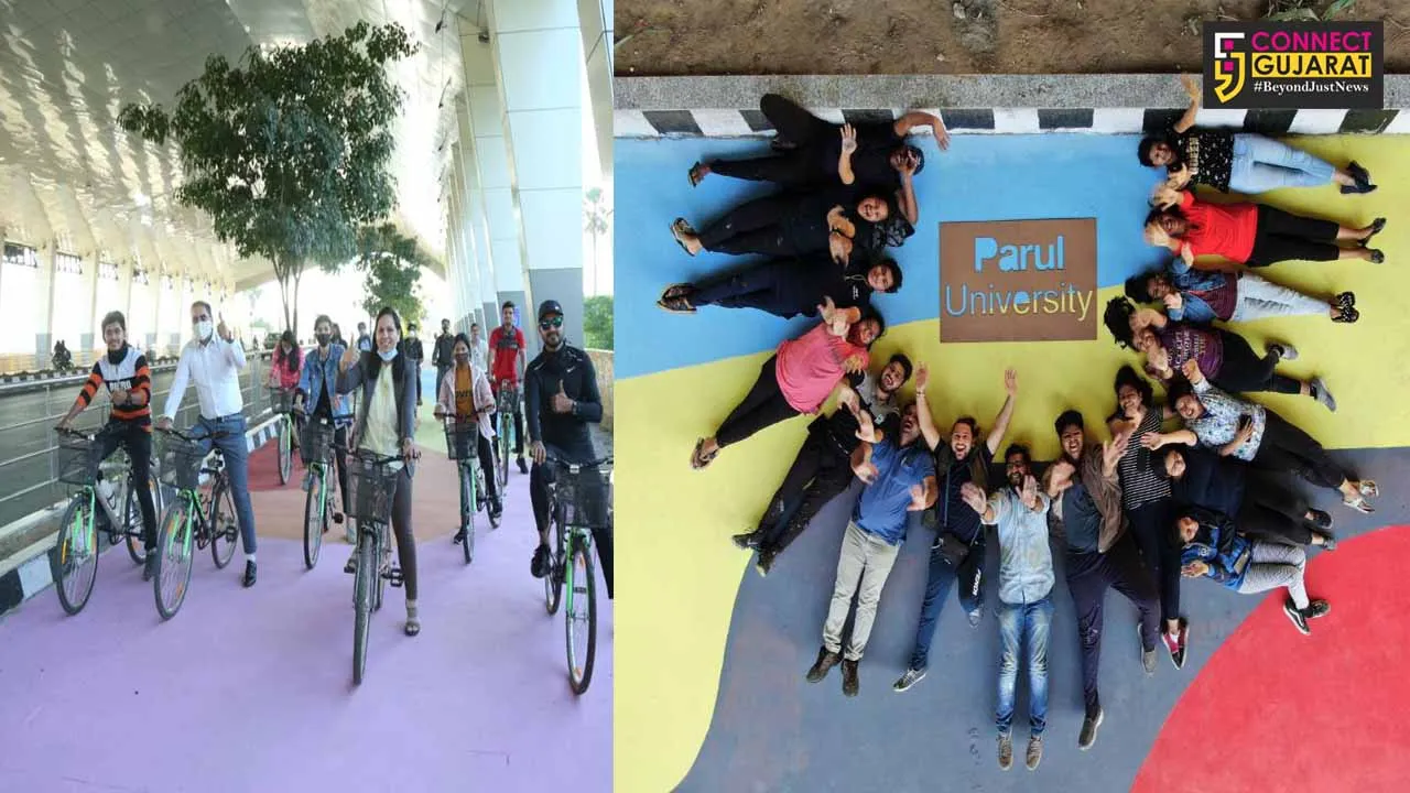 Students of Parul University have conceptualized and executed first of its kind pilot project Cycles4Change