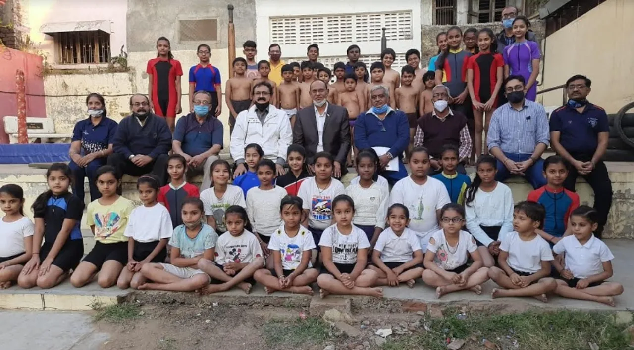 Director of Sports Authority of India (SAI) visiting Jummadada Gymnasium in Vadodara