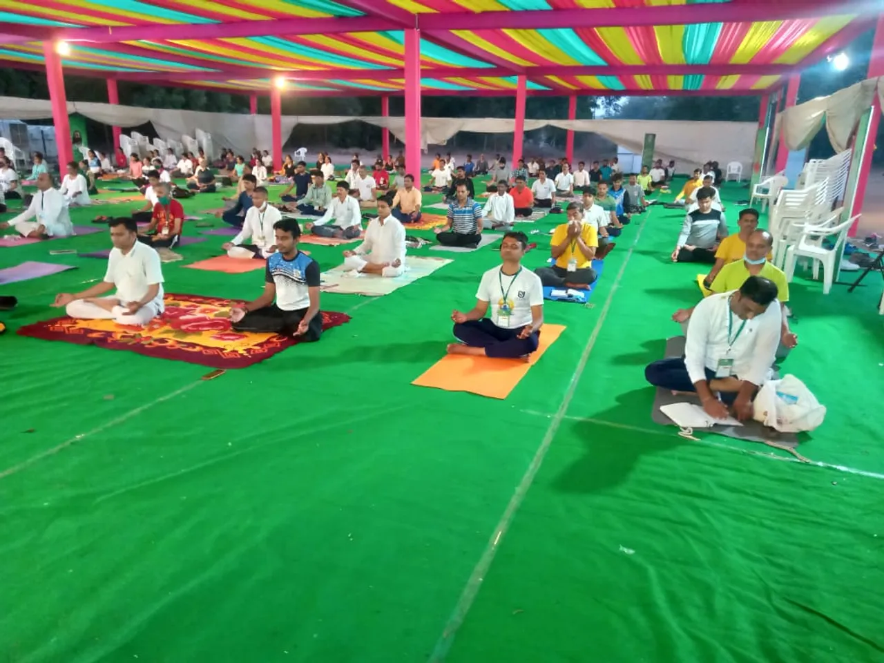Gujarat State Yoga Board Chairman Yoga Sevak Shishpalji inaugurated yoga coach training camp at Sokhada