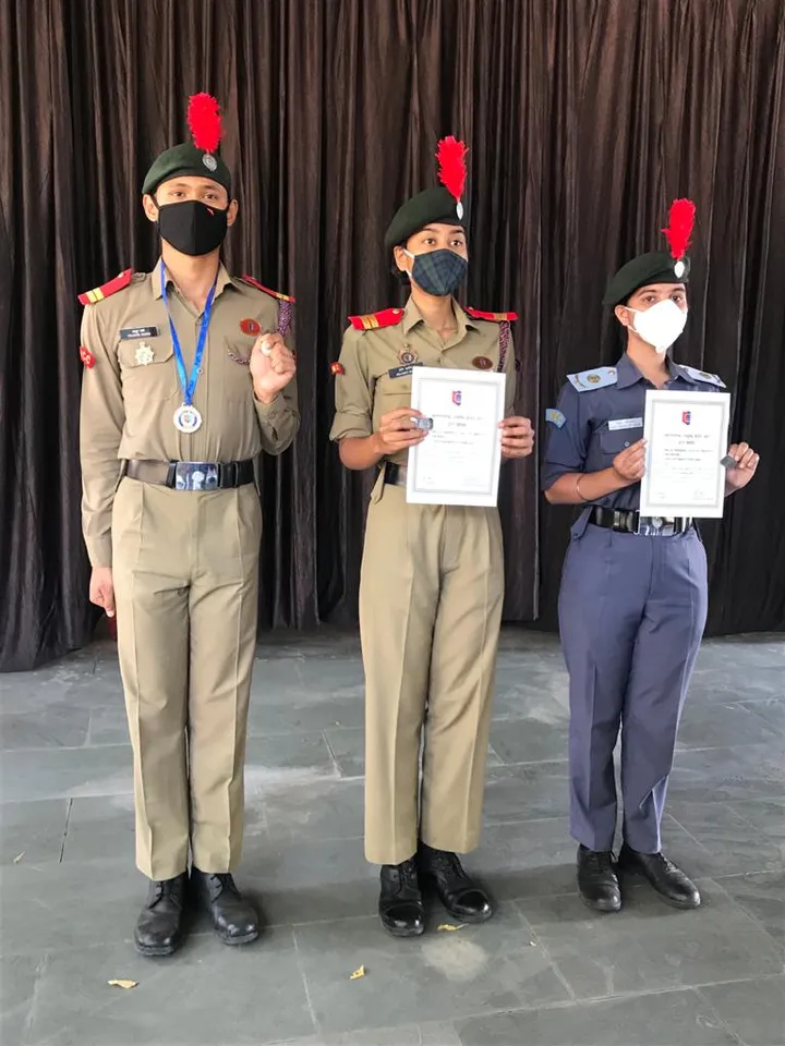 Two girl NCC cadets from Gujarat gets DG Commendation