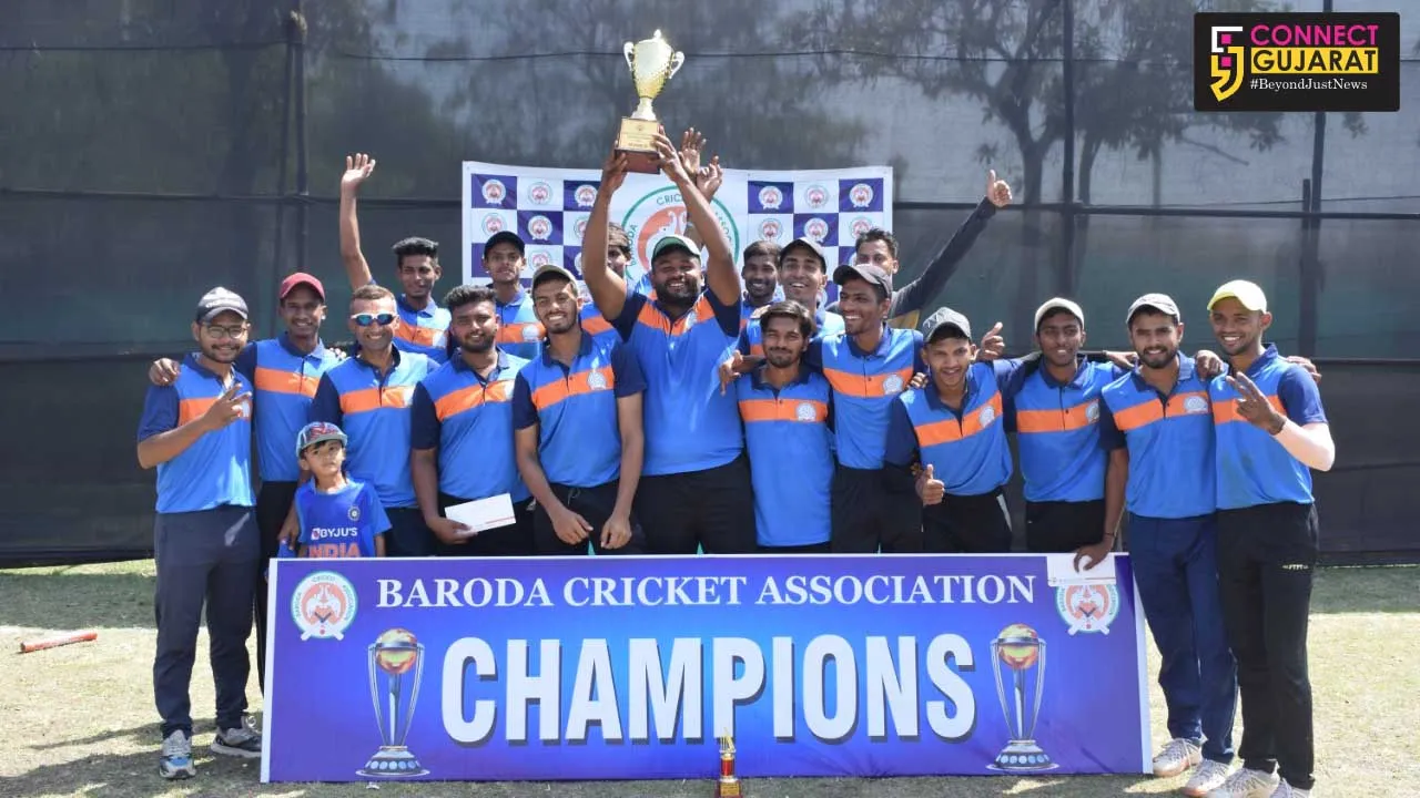 M R Desai College, Chikhli won Navsari District Inter College U-23 T-20 Invitation tournament