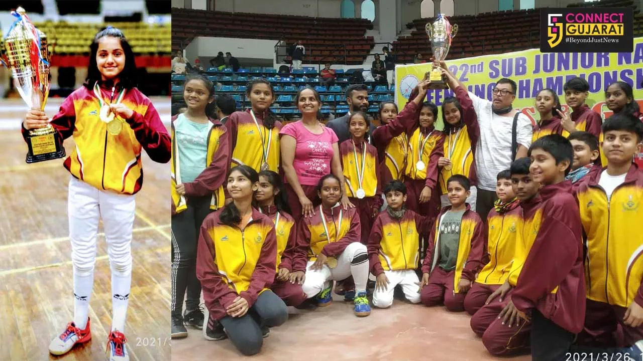Daughter of Army Colonel won women Gold medal in 22nd Sub Junior National Fencing Championship