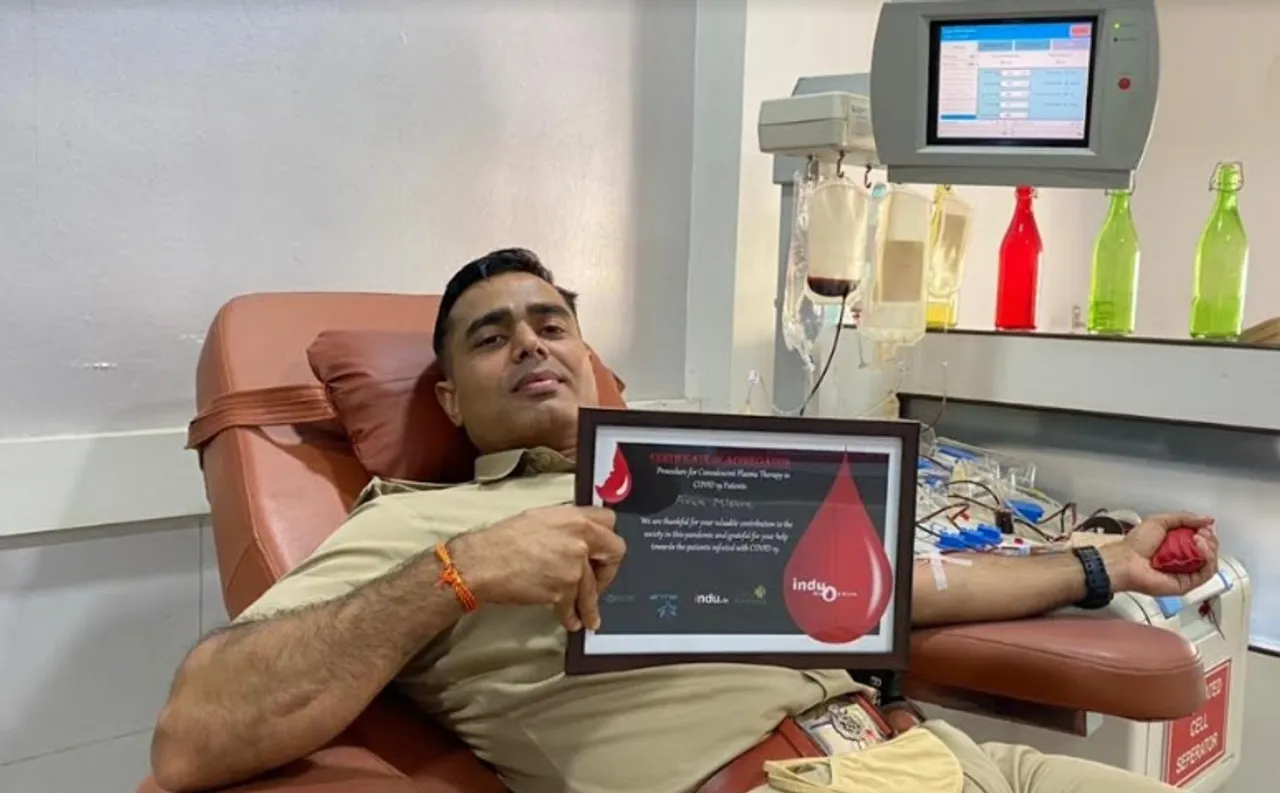 Vadodara police officer Arun Mishra realising motto of true service to people