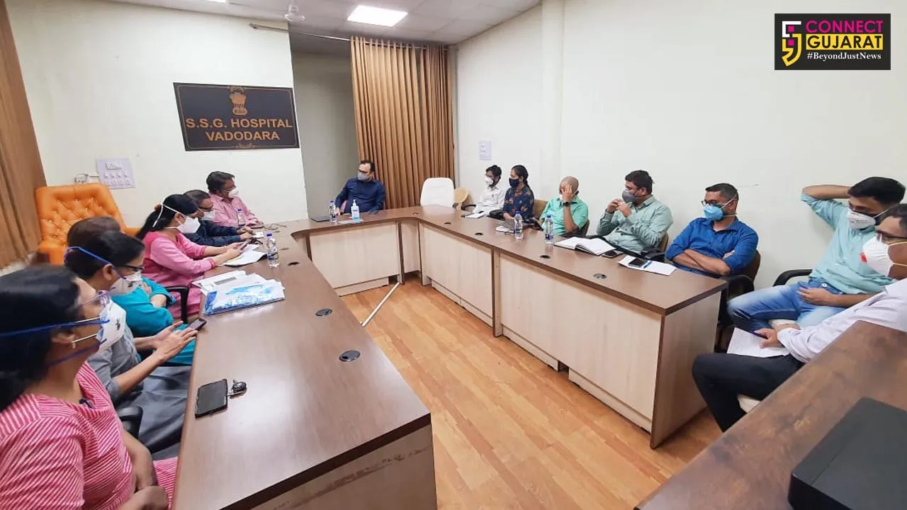 Officer on special duty reviewed the oxygen supply situation in Vadodara