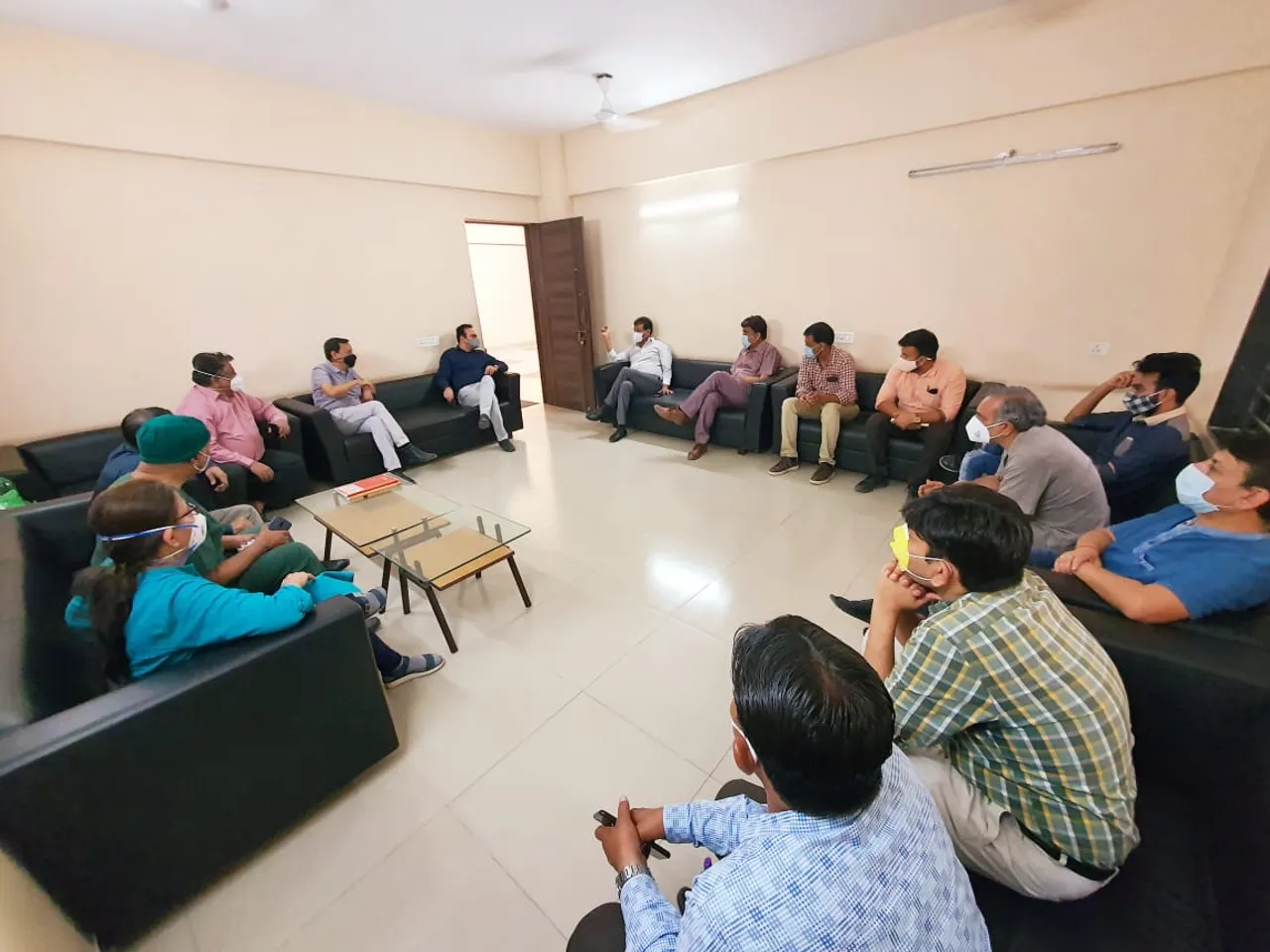 500-bed dedicated covid hospital in Samaras Hostel in Vadodara