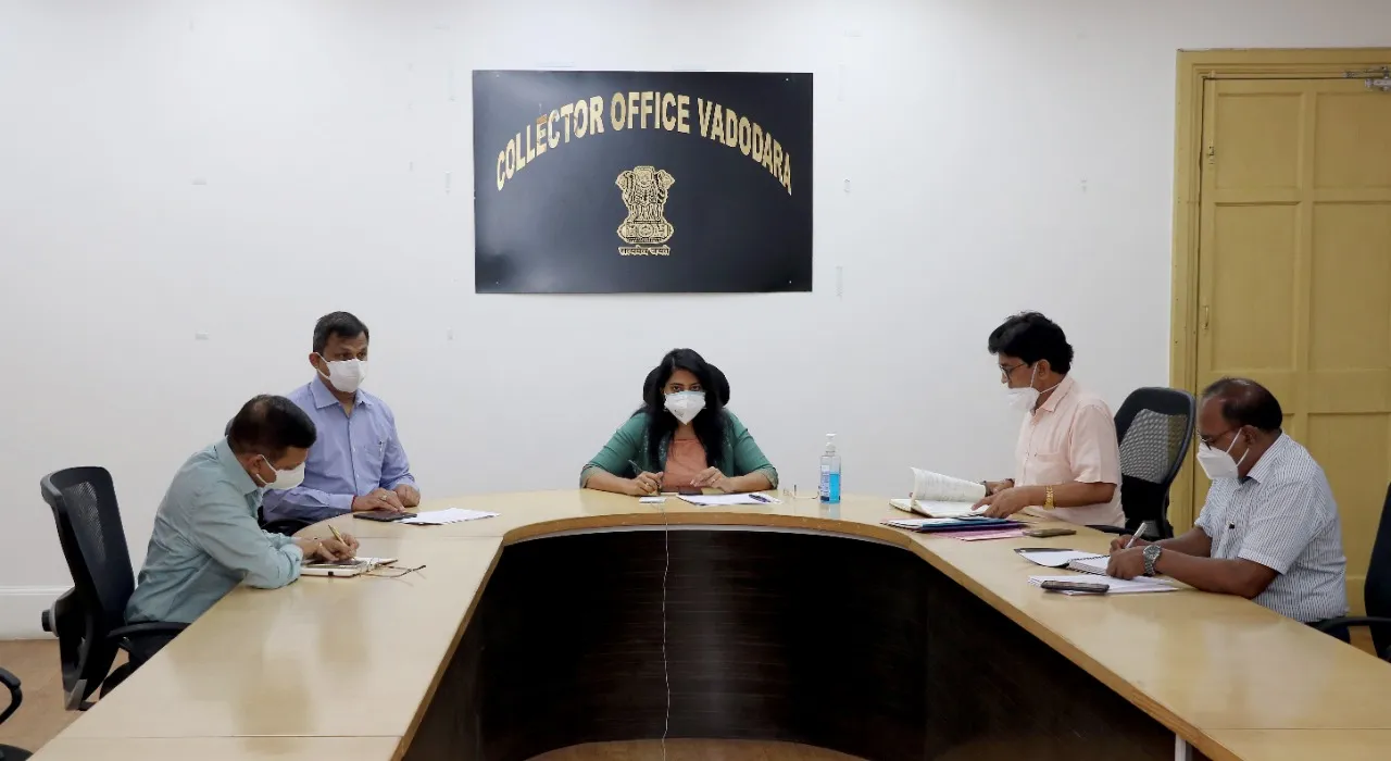 Vadodara District Collector conducts online review of covid and health situation in the talukas