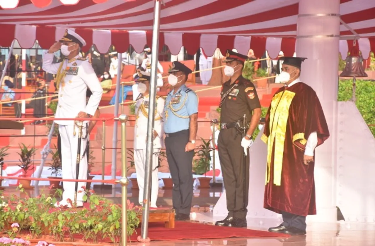 Passing out parade of 140th NDA course, spring term 2021