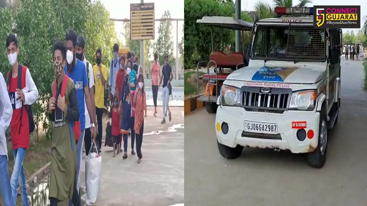 Mahi water resort in Padra allowed people entry inside