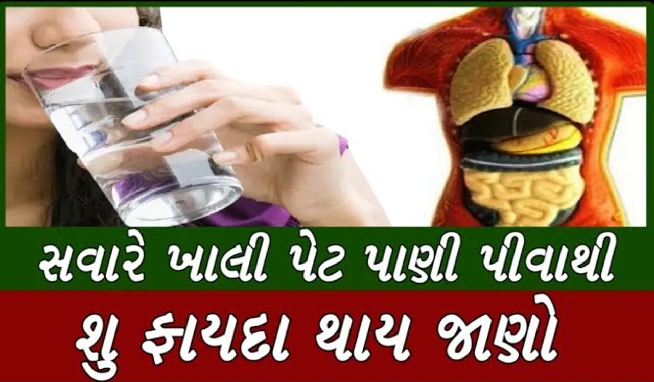 પાણી પીવાના કેટલાક ફાયદાઓ 