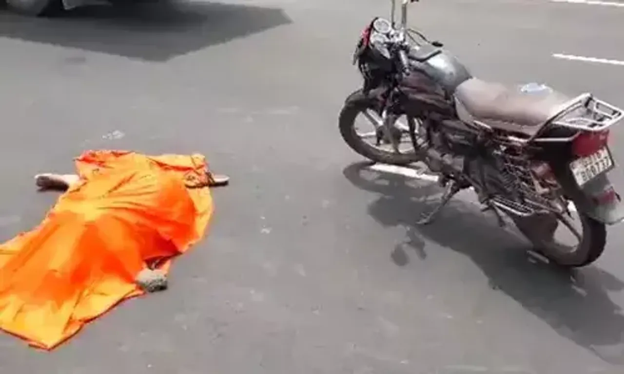 નિલેશ ચોકડી પાસે બે બાઈક સવાર વ્યક્તિઓને અજાણ્યા વાહનચાલકે અડફેટે લીધાં, 1 વ્યક્તિનું ઘટનાસ્થળે મોત, જ્યારે બીજાને સારવાર હેઠળ ખસેડાયો…