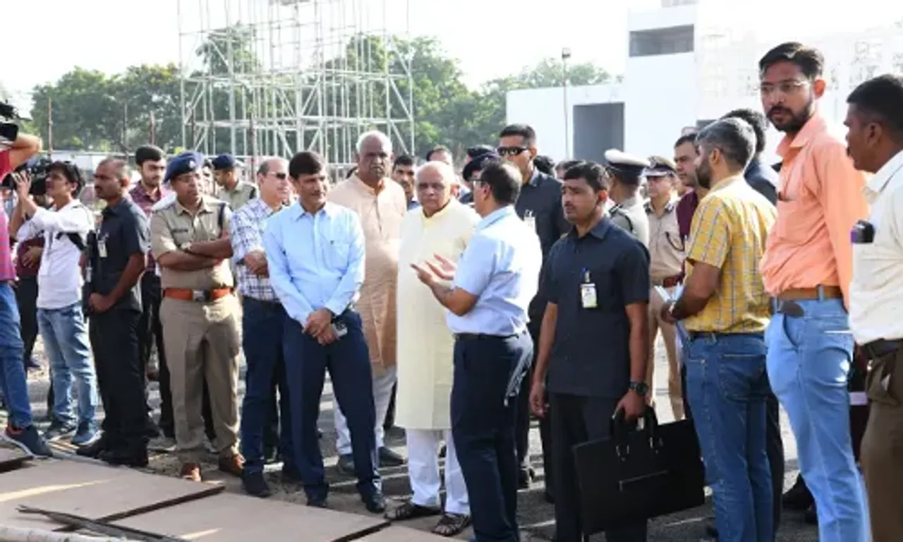 અમદાવાદ: પીએમ મોદીના કાર્યક્રમમાં કોઈ ચૂક ન રહી જાય તેનું નિરીક્ષણ કરવા ખુદ CM ભૂપેન્દ્ર પટેલ કાલુપુર મેટ્રો સ્ટેશન ખાતે પહોંચ્યા