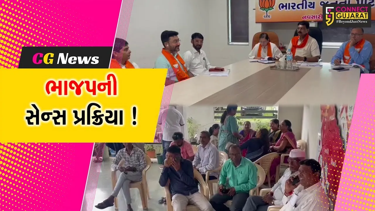 નવસારી: સ્થાનિક સ્વરાજ્યની સંસ્થાઓની ચૂંટણી માટે સેન્સ પ્રક્રિયા હાથ ધરાય, અનેક દાવેદારોએ કરી રજૂઆત