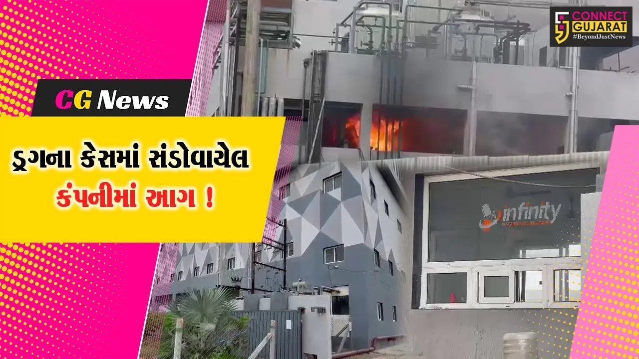 અંકલેશ્વર:રૂ.4856 કરોડના ડ્રગના કેસમાં સંડોવાયેલી ‎ઇન્ફિનિટી કંપનીમાં આગ લાગતાં તર્કવિતર્ક‎
