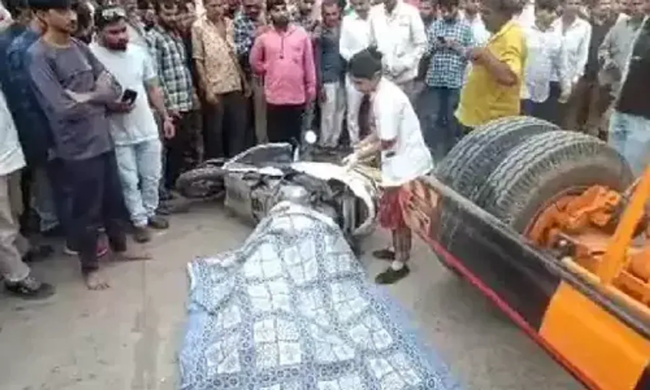 જૂનાગઢ : કેશોદમાં એક્ટિવા સવાર મહિલા પર ક્રેઈનનું ટાયર ફરી વળતાં મહિલાનું ઘટનાસ્થળ પર જ મોત