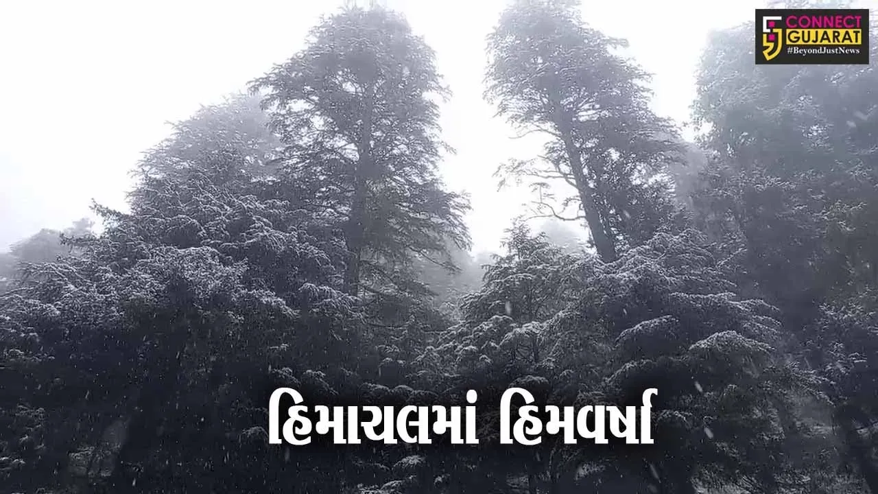 હિમાચલ પ્રદેશમાં બરફ વર્ષાનો પ્રારંભ, પ્રવાસીઓમાં ખુશીનો માહોલ