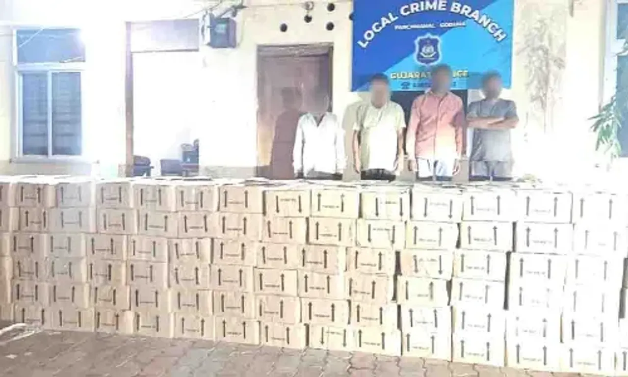 પંચમહાલ: પાંચપથરા ગામેથી 30 લાખનો વિદેશી દારૂ LCBએ ઝડપી પાડ્યો