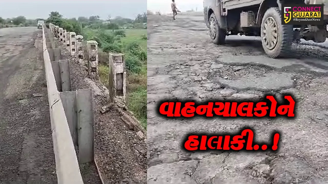 ભરૂચ : ચોમાસાના પ્રારંભે જ આમોદ નજીક ઢાઢર નદીનો પુલ બિસ્માર, વાહનચાલકોને હાલાકી વેઠવાનો વારો...