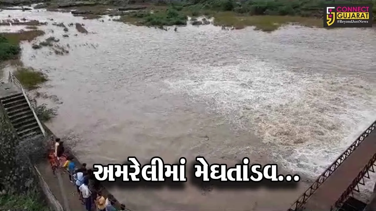 અમરેલી : અવિરત મેઘ મહેર થતાં ઠેબી ડેમના 3 દરવાજા ખોલવાની તંત્રને ફરજ, કાંઠા વિસ્તારના ગામો એલર્ટ...