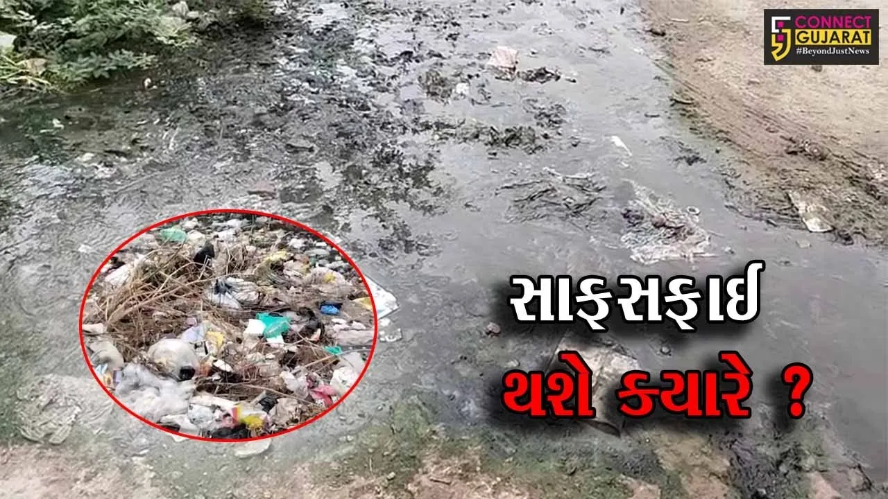 ભરૂચ: જંબુસરના ગાયત્રીનગરમાં ગટરના દૂષિત પાણીના કારણે સ્થાનિકો હેરાન પરેશાન