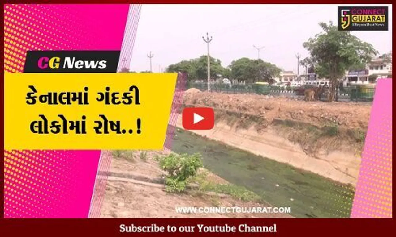 સાબરકાંઠા : હિંમતનગરની કેનાલમાં ખદબદતી ગંદકી, રોગચાળો ફેલાવાની સ્થાનીકોમાં દહેશત..!