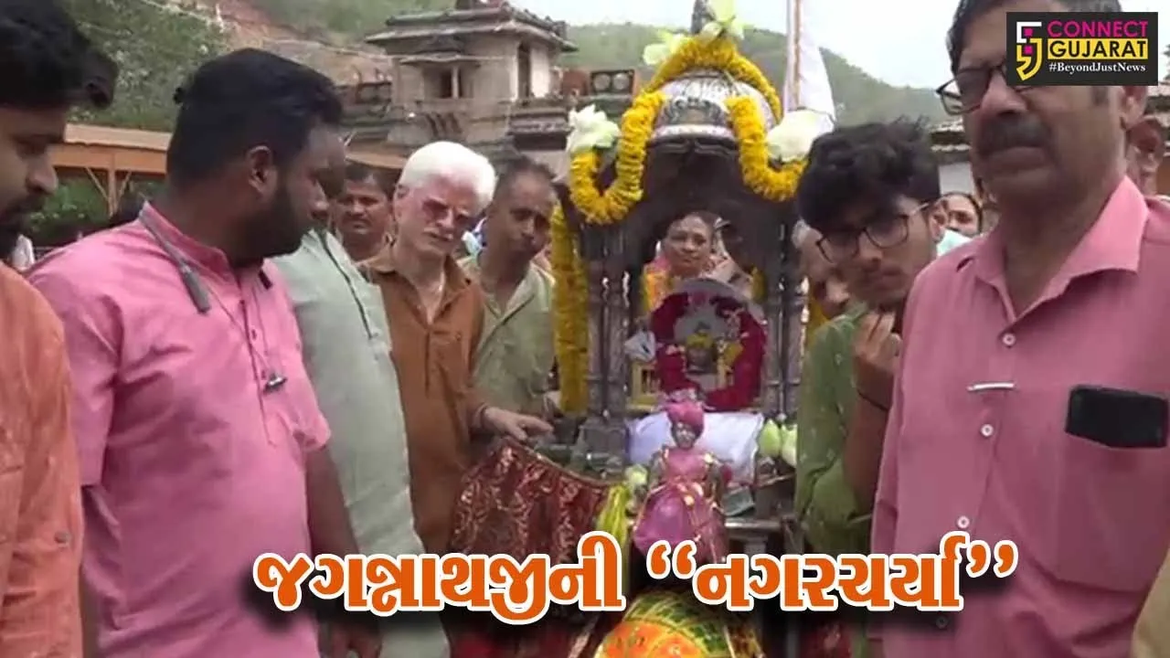જગન્નાથજીની “નગરચર્યા” : ચાંદીના રથમાં ભગવાન શામળિયાની રથયાત્રા નીકળી, બરવાળામાં સૌપ્રથમ વખત રથયાત્રાનું આયોજન