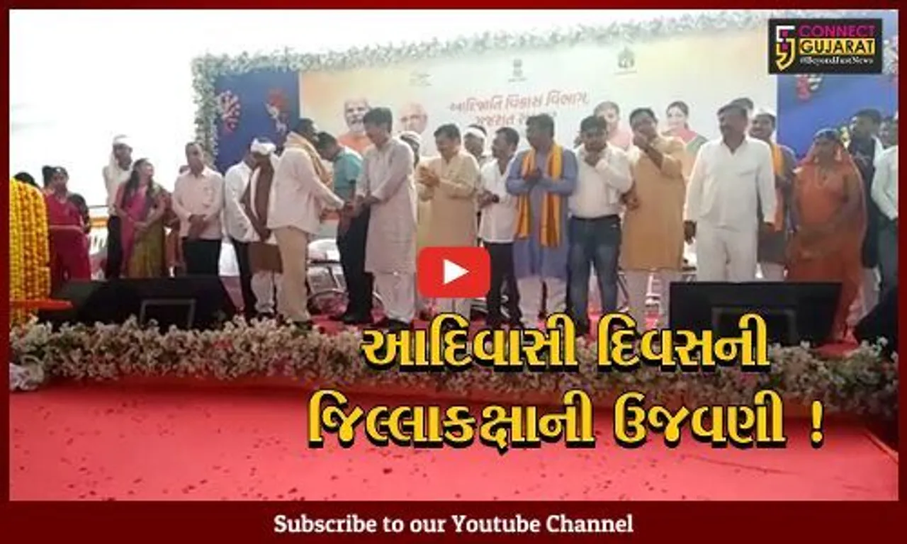 ભરૂચ: વિશ્વ આદિવાસી દિવસની જિલ્લા કક્ષાની ઉજવણીનું વાલિયા ખાતે આયોજન, અનેકવિધ કાર્યક્રમો યોજાયા