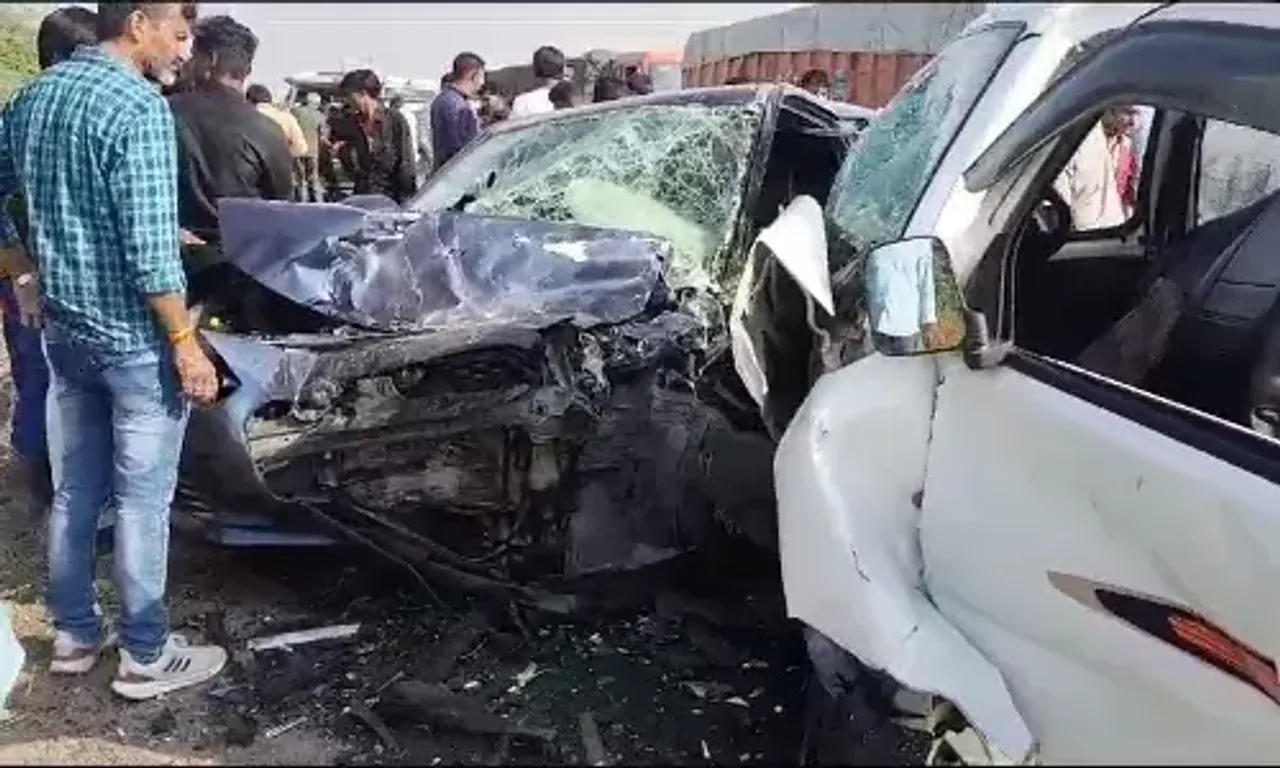 પાટણ રાધનપુર હાઈવે થયો રક્તરંજિત બે કાર વચ્ચે ભયંકર ટક્કરથી મહિલા પોલીસકર્મી સહિત 3ના મોત