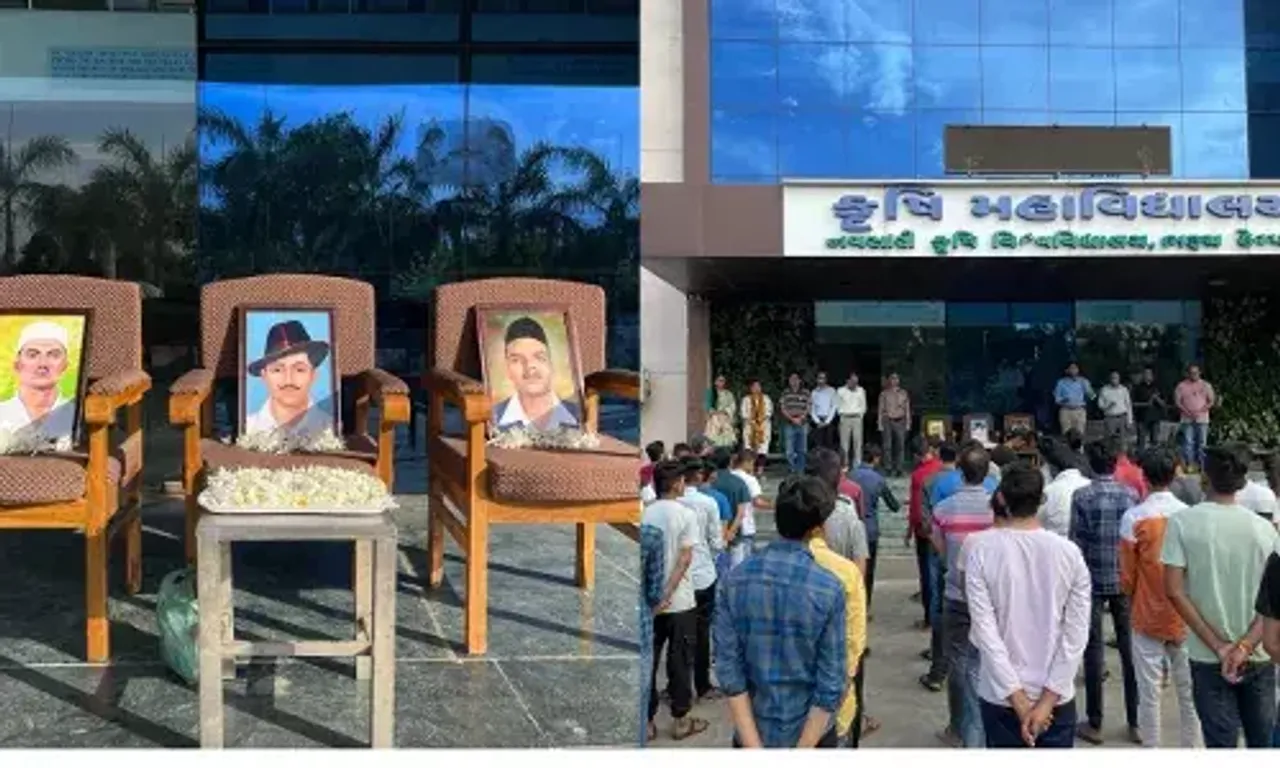 કૃષિ મહાવિદ્યાલય અને પોલીટેકનિક ઇન એગ્રીકલ્ચર ભરૂચ દ્વારા કેન્ડલ માર્ચ અને મૌન સભાનું આયોજન કરી વીર શહીદોને શ્રદ્ધાંજલિ પાઠવી
