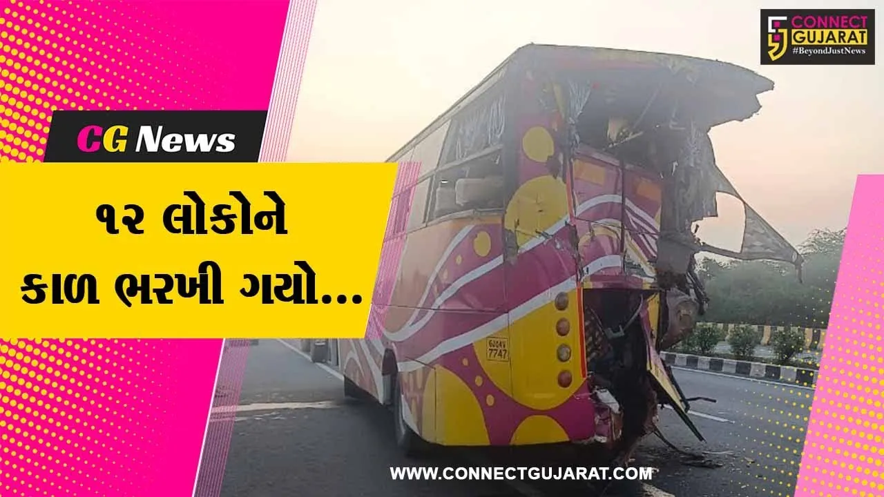 ભાવનગર : દિહોરથી હરિદ્વાર જતાં યાત્રિકોની બસને રાજસ્થાન નજીક નડ્યો ભયંકર અકસ્માત, 12 લોકોના મોતની જિલ્લા કલેક્ટરે કરી પુષ્ટિ