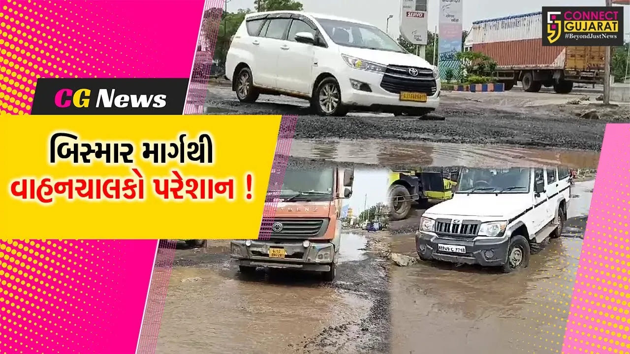 ભરૂચ:ઝઘડીયા તાલુકાનાં વિવિધ ગામોના માર્ગ બિસ્માર,સમારકામ ન કરવામાં આવે તો સ્થાનિકોએ ઉચ્ચારી આંદોલનની ચીમકી