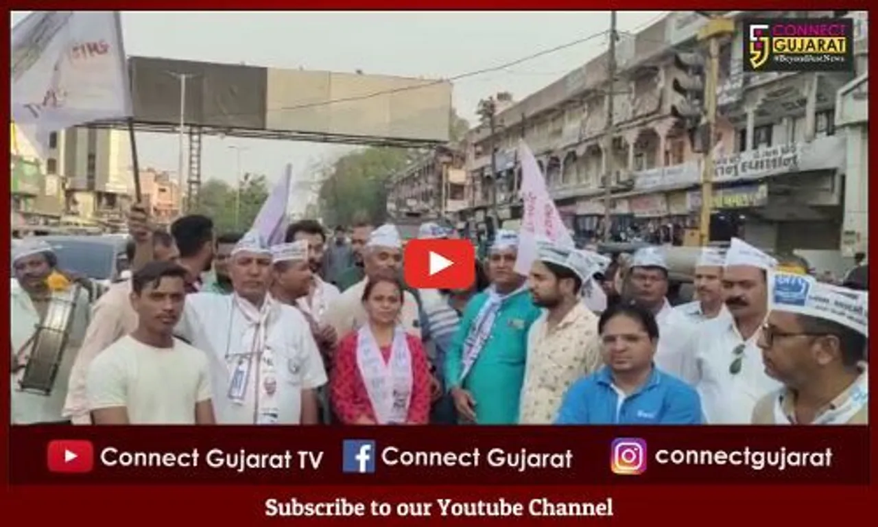 અંકલેશ્વરમાં આપનો વિજય ઉત્સવ : પંજાબમાં આપ સરકાર બનતા ફટાકડા ફોડી ઉજવણી કરાઈ