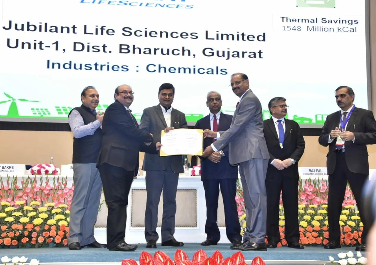 વિલાયત સ્થિત જુબીલન્ટ કંપનીને ભારત સરકારના ઉર્જા મંત્રાલયે એવોર્ડ એનાયત કર્યો