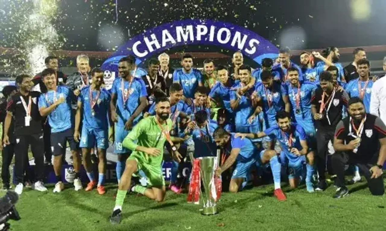 ભારત ફૂટબોલ ટીમે રચ્યો ઇતિહાસ, ઈન્ટરકોન્ટિનેન્ટલ કપની ફાઇનલમાં લેબનોનને 2-0થી હરાવી બીજી વખત ટાઈટલ પોતાના નામે કર્યું