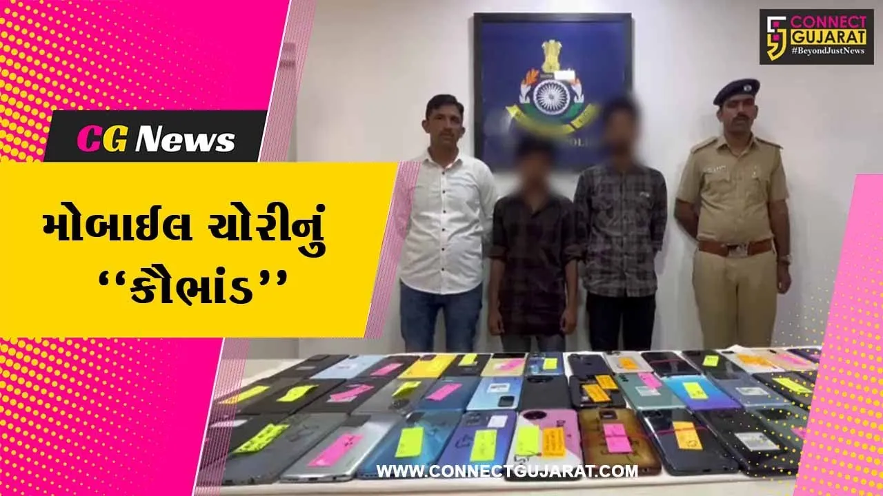 નવસારી : મોબાઈલ ચોરીના આંતરરાષ્ટ્રીય નેટવર્કનો પર્દાફાશ, 49 મોબાઈલ સાથે 2 શખ્સોની ધરપકડ...