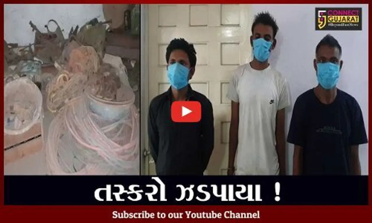 ભરૂચ: પાનોલીની આર.કે એન્જિનીયરિંગ કંપનીમાં તરખાટ મચાવનાર 3 તસ્કરો ઝડપાયા