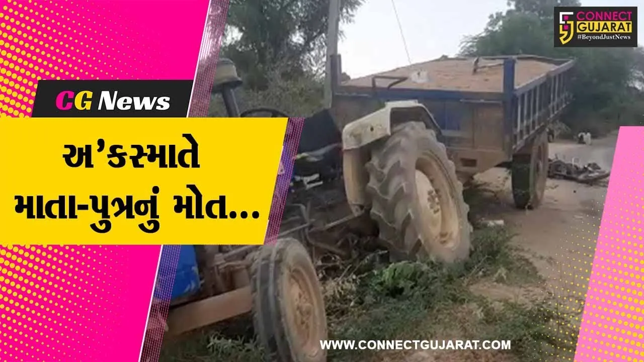 સાબરકાંઠા : ટિફિન આપવા જતાં બાઇક સવાર માતા-પુત્રને ટ્રેક્ટરે અડફેટે લેતા મોત, ગામ શોકમાં ગરકાવ...