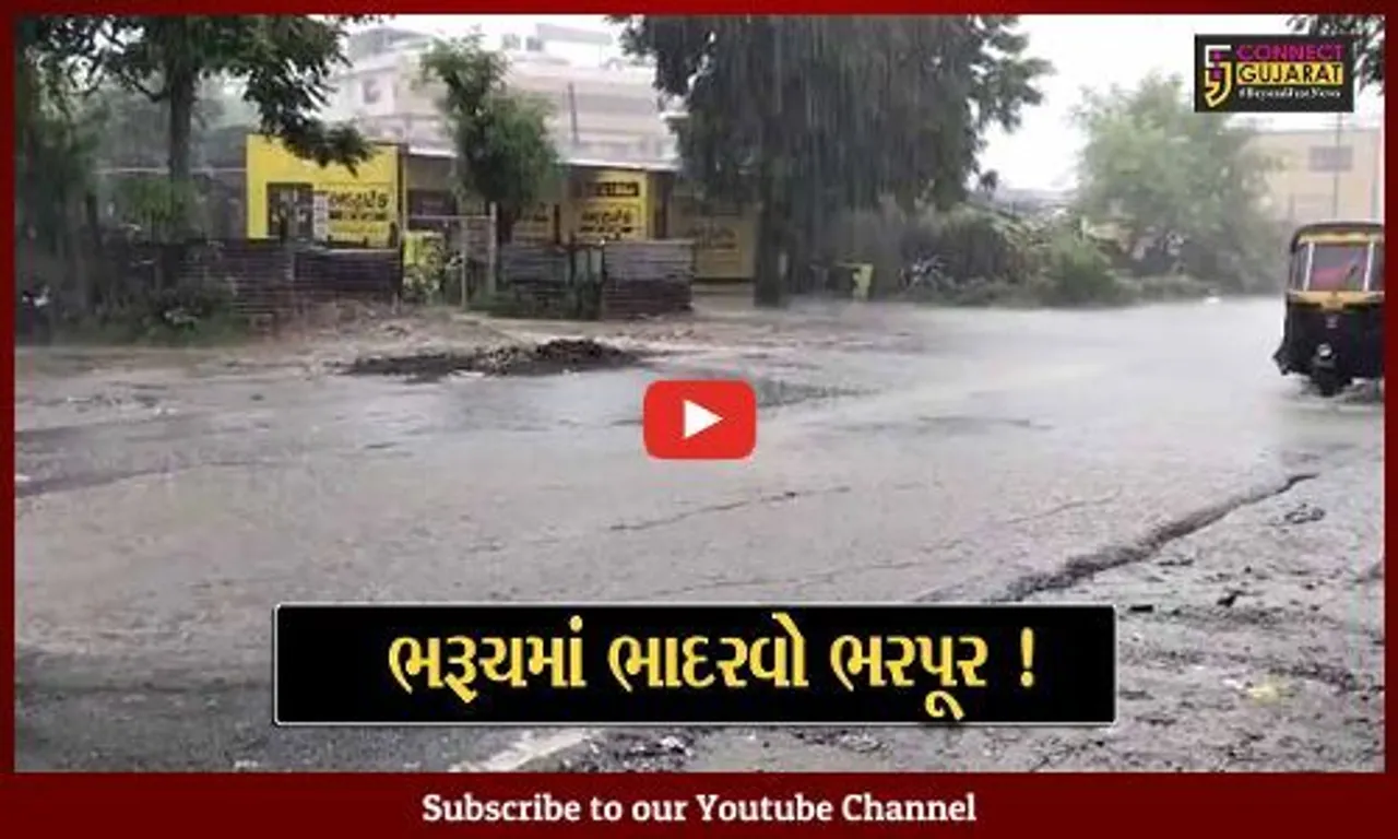 ભરૂચ: 9 તાલુકામાં સાર્વત્રિક વરસાદ, જંબુસરમાં નીચાણવાળા વિસ્તારોમાં ભરાયા પાણી