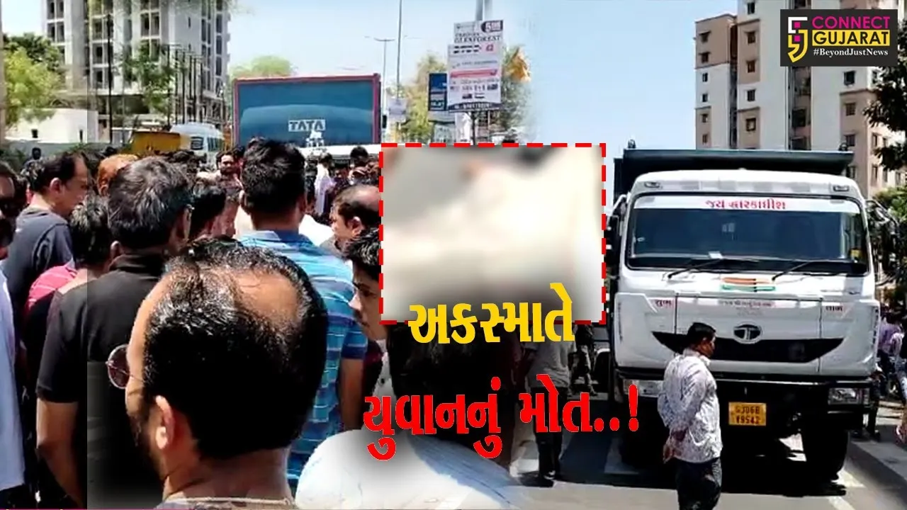 વડોદરા : બેફામ ડમ્પર ચાલકે બાઇક સવાર 2 યુવાનોને અડફેટે લીધા, એક યુવાનનું ઘટના સ્થળે મોત