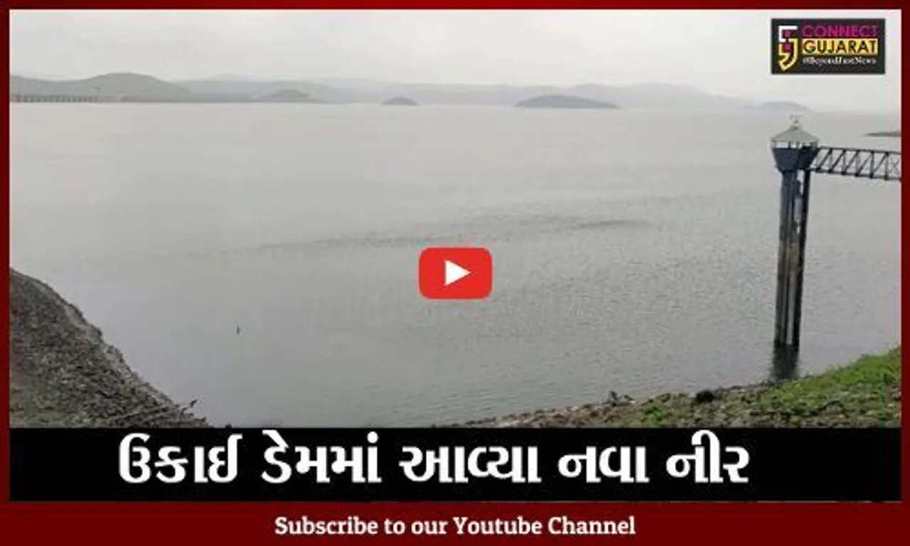 તાપી: દક્ષિણ ગુજરાતની જીવાદોરી સમાન ઉકાઈ ડેમમાં નવા નીરની આવક
