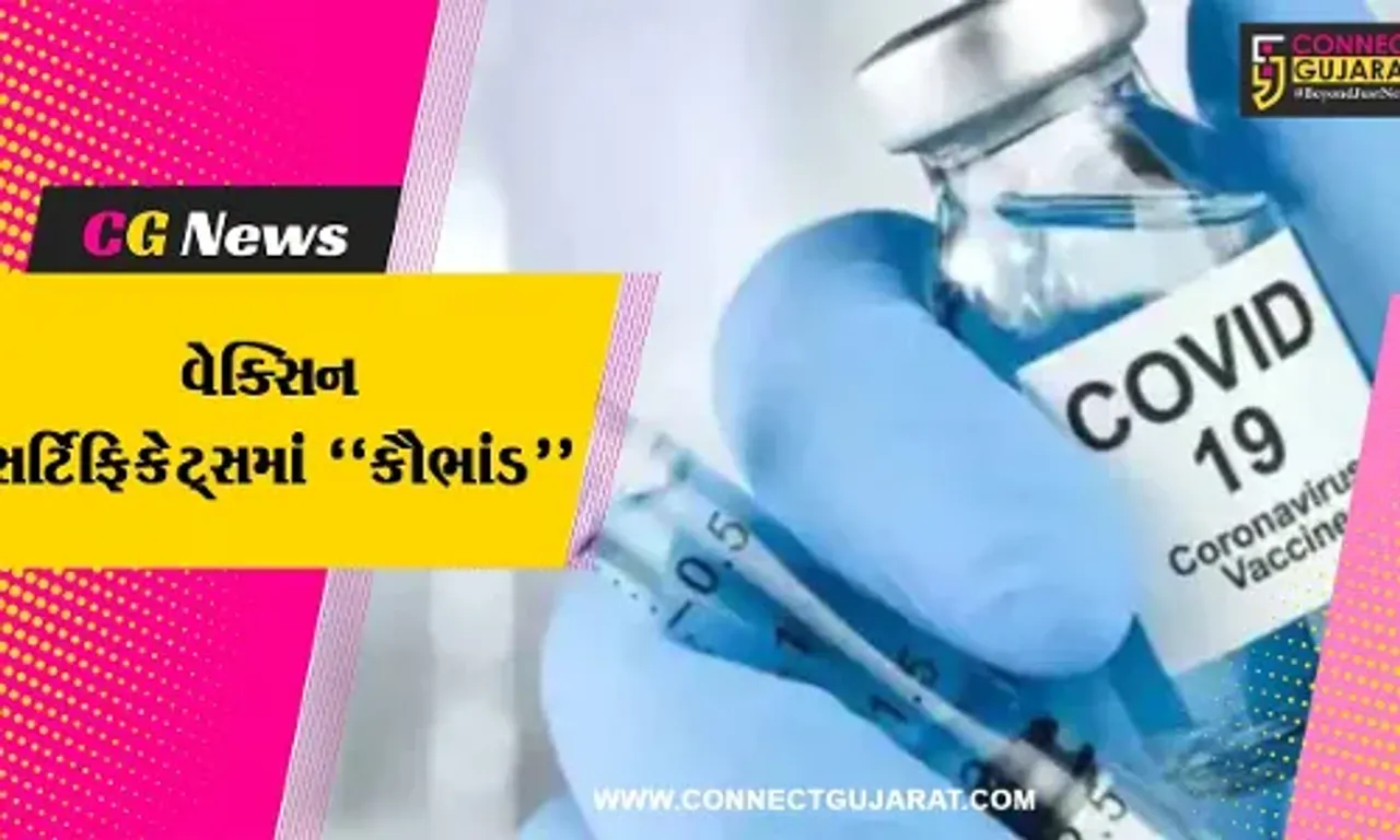 જુનાગઢ : કોરોના રસીકરણ 100% પૂર્ણ કરવા બોલિવુડ સ્ટાર અને ક્રિકેટરોના બન્યા ખોટા વેક્સિન સર્ટિફિકેટ્સ