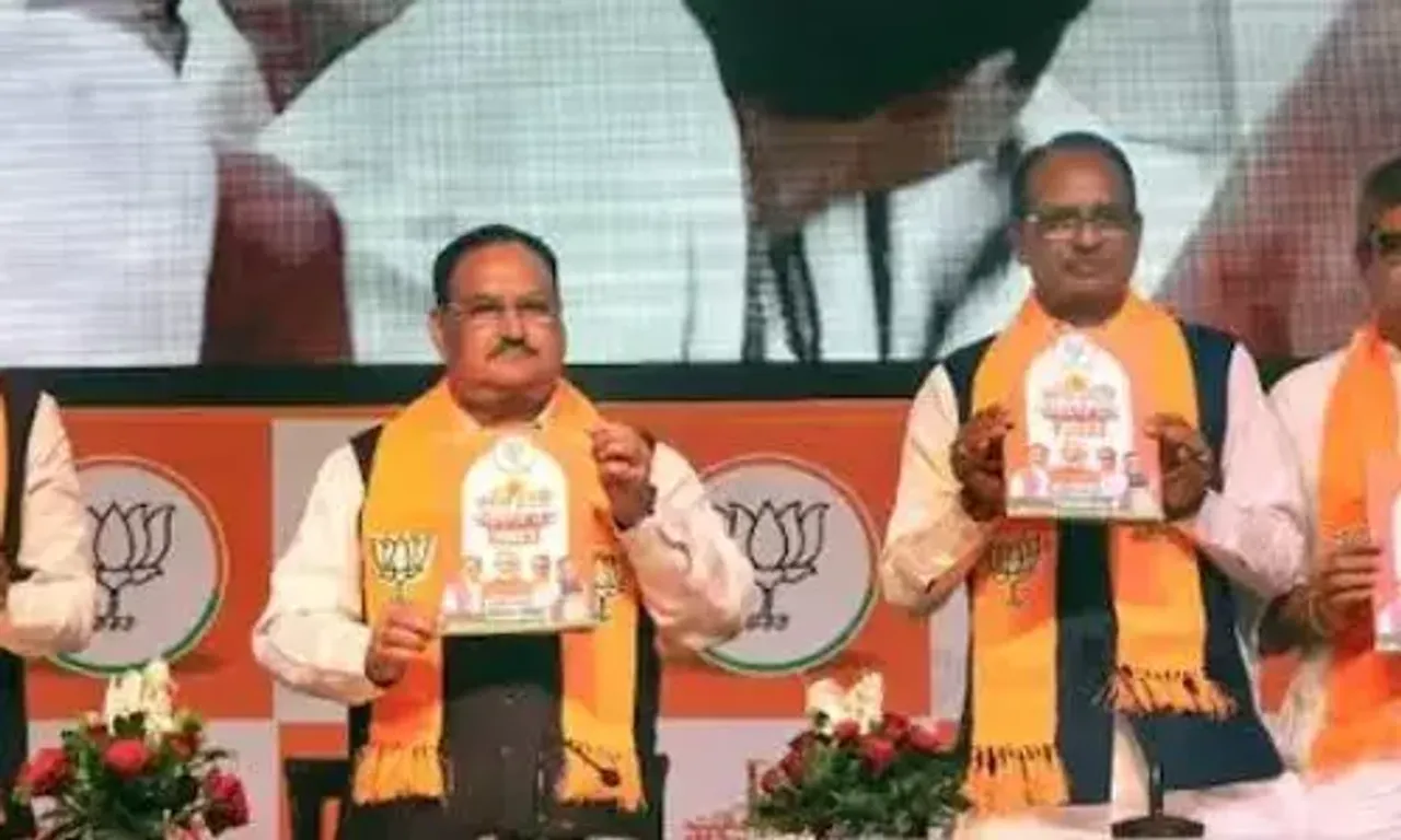 MPમાં BJPનો સંકલ્પ પત્ર જાહેર,ગરીબ પરિવારના વિદ્યાર્થીઓને ધો.12 સુધી અને છોકરીઓને PG સુધી મફત શિક્ષણ